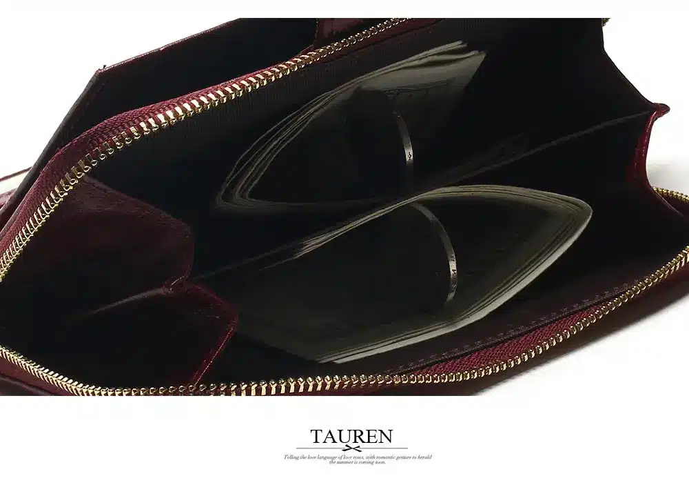 2018 New Style Layer Of Import Oil Wax Cowhide Medium Paragraph Buckle Leather Wallet Women's High Quality Purse 24