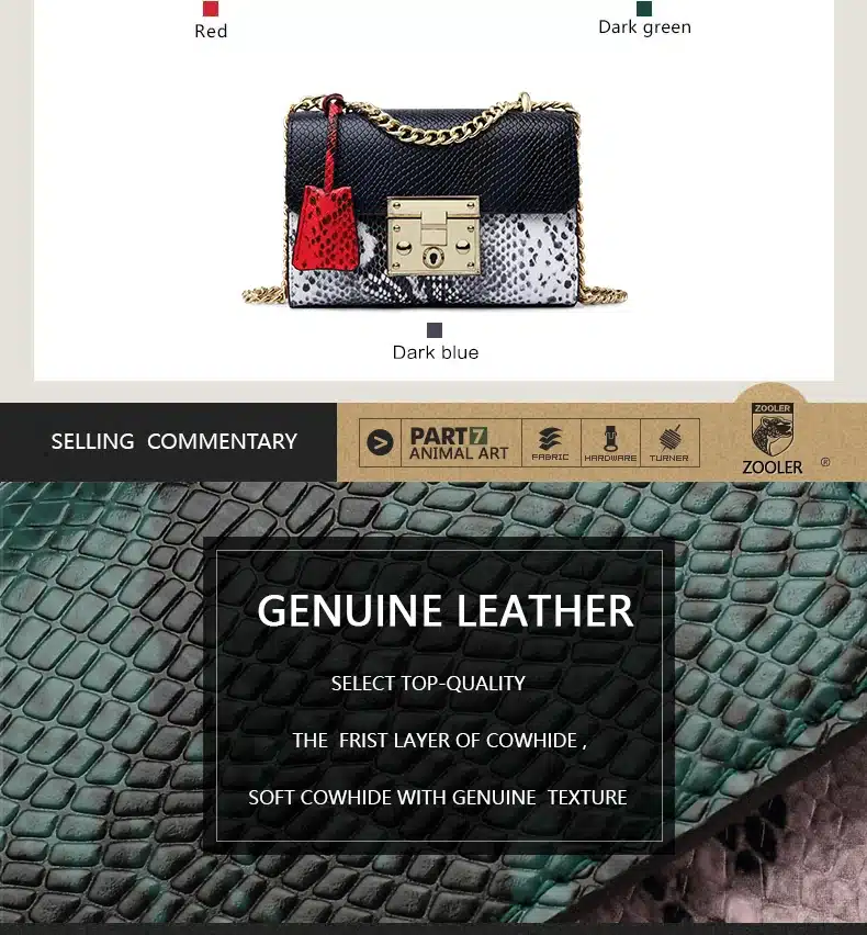 2018 Hottest ZOOLER genuine leather bag women luxury bags handbags woman famous brand chain shoulder bags bolsa feminina #1911 10