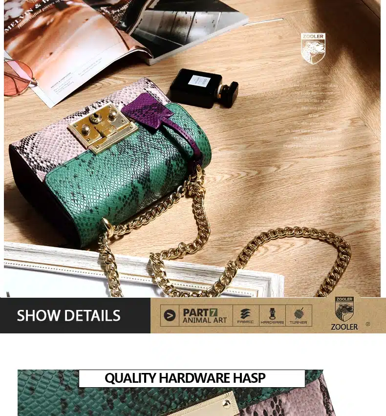 2018 Hottest ZOOLER genuine leather bag women luxury bags handbags woman famous brand chain shoulder bags bolsa feminina #1911 19