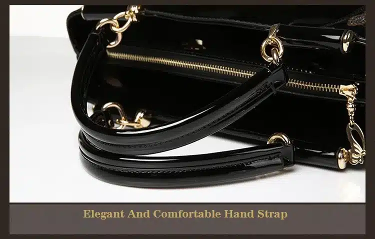 New Luxury Europe Fashion Women Bag Embroidery Sequined Chains Patent Leather Famous Brand Shoulder Handbag Ladies Messenger Ba 34