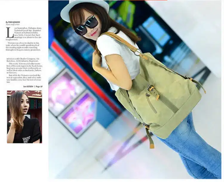 New 2016 backpack vintage canvas women bag shoulder bag women backpack preppy style school bags travel backpack mochila feminina 37
