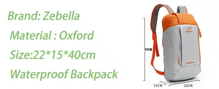 Zebella Unisex Nylon Waterproof Women Men Casual Backpack Girl School Fashion Shoulder Bag Rucksack Travel Backpack Mochila 4