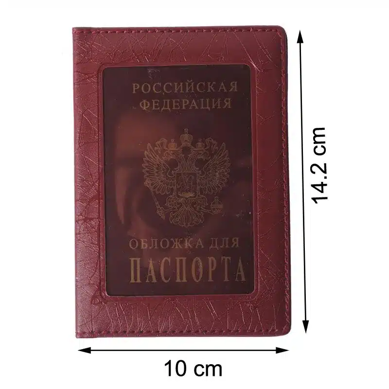 BOVIS Russia Passport Cover Waterproof The Cover of the Passport Transparent Clear Case For Travel Passport Holder -- BIH006PM49 3