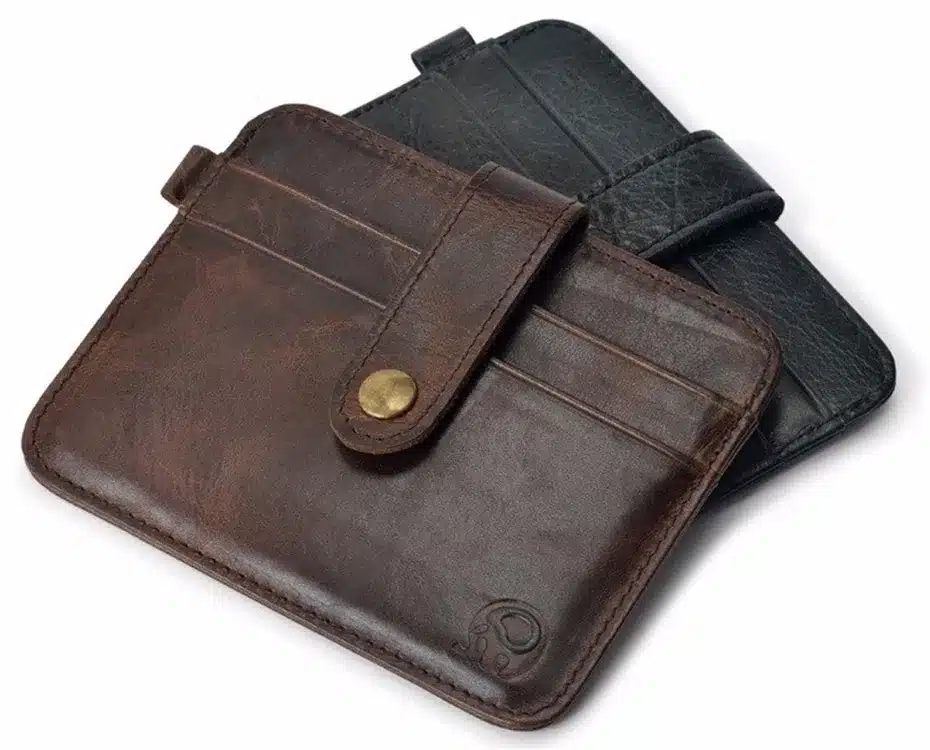 Slim leather multi-card-bit pack bag men Wallet Creadit Card Holder bank cardholder leather cow pickup package bus card holder 16