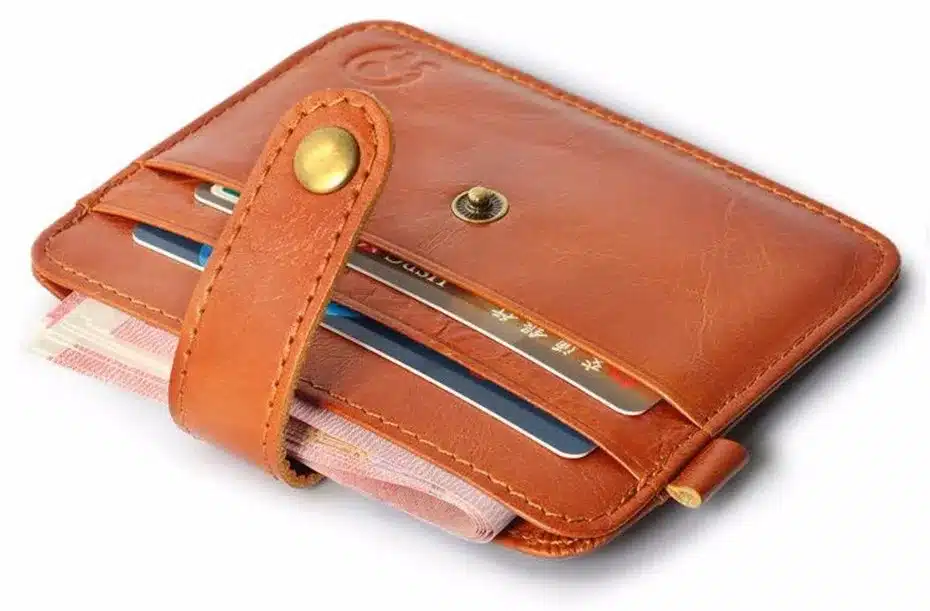 Slim leather multi-card-bit pack bag men Wallet Creadit Card Holder bank cardholder leather cow pickup package bus card holder 17