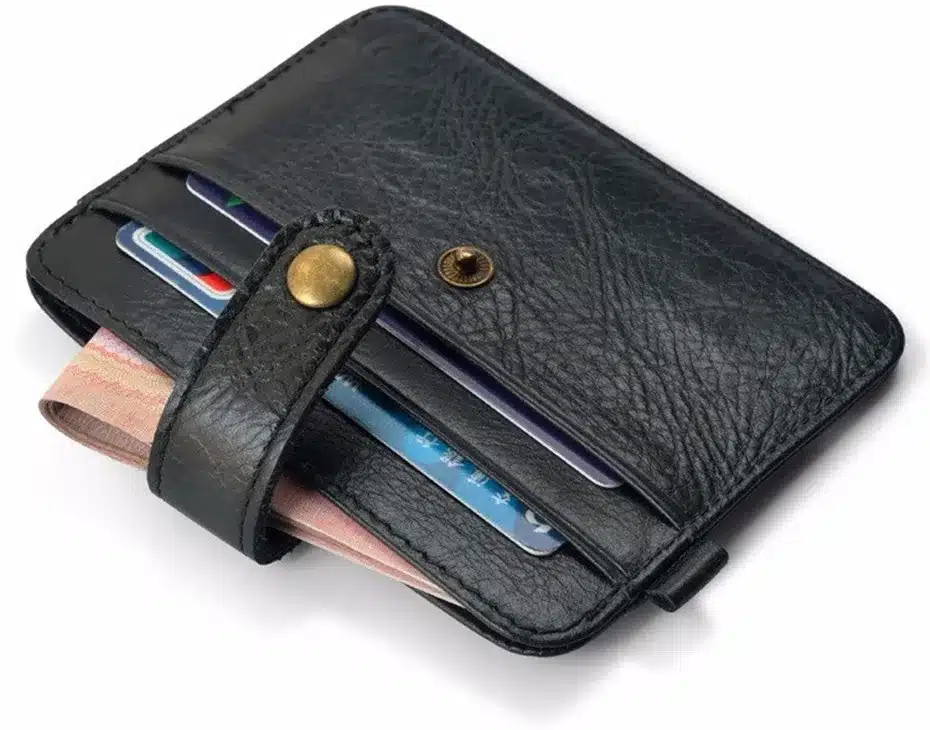 Slim leather multi-card-bit pack bag men Wallet Creadit Card Holder bank cardholder leather cow pickup package bus card holder 19