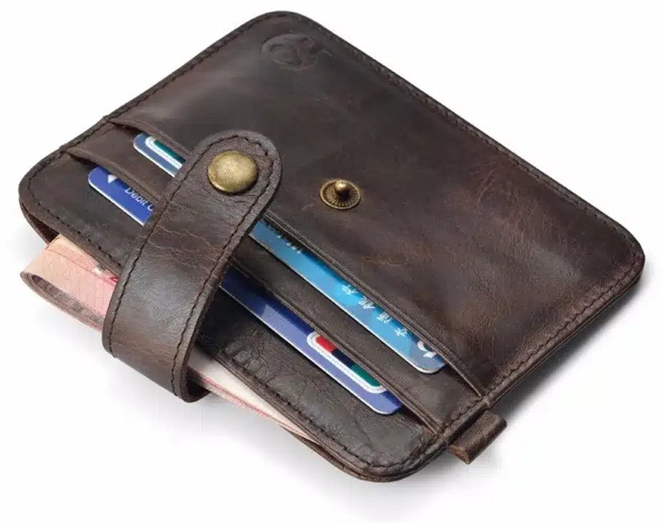 Slim leather multi-card-bit pack bag men Wallet Creadit Card Holder bank cardholder leather cow pickup package bus card holder 22