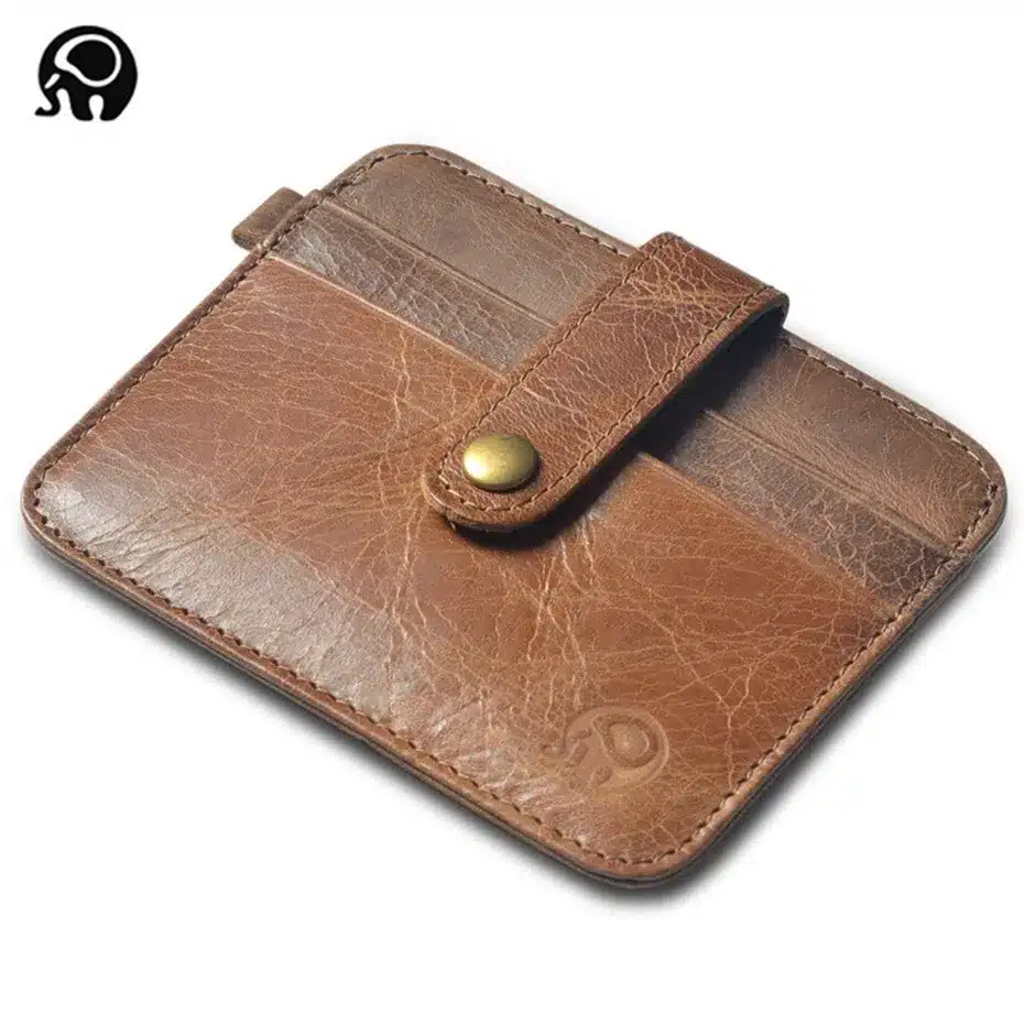 Slim leather multi-card-bit pack bag men Wallet Creadit Card Holder bank cardholder leather cow pickup package bus card holder 26