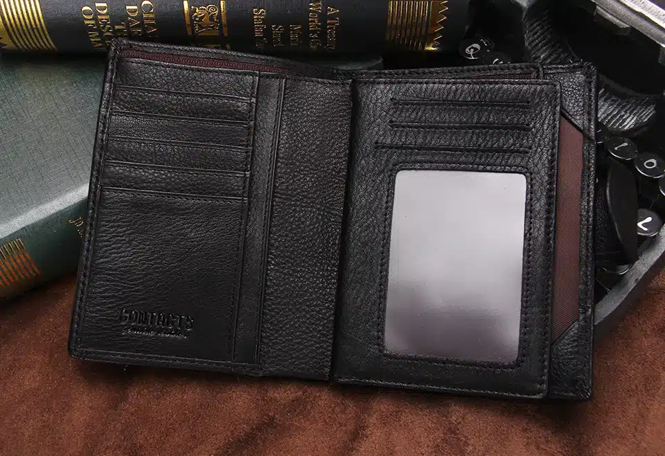2018 Passport Wallet Men Genuine Leather Travel Passport Cover Case Document Holder Large Capacity Credit Card Holder Coin Purse 20