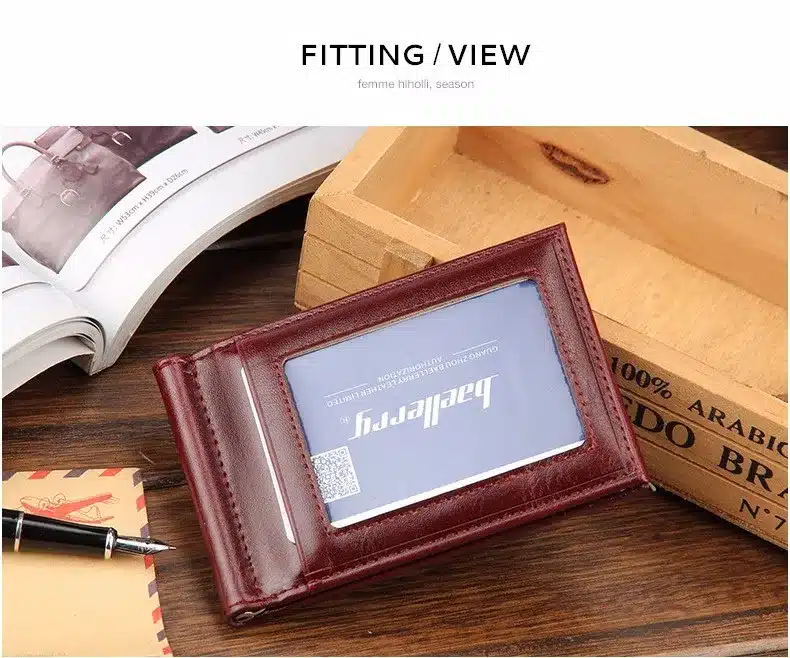 Fashion Slim Mini Money Clips Unisex Cash Clips Men's Wallet Black Small Cion Purse women bag Coffee Casual boy's magic wallet 11