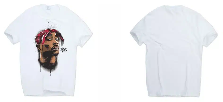Hecoolba 2017 Men's print tupac 2pac T-shirt Short sleeve O-Neck White Tshirt Hip Hop Swag harajuku Streetwear T shirt HCP287 4