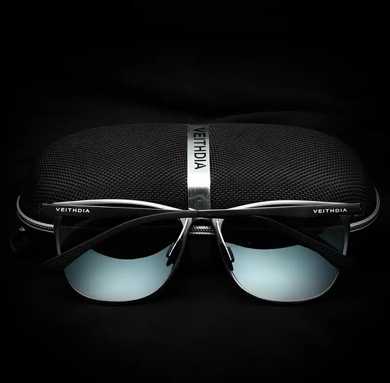 VEITHDIA Retro Aluminum Magnesium Brand Men's Sunglasses Polarized Lens Vintage Eyewear Accessories Sun Glasses For Men 6623 5