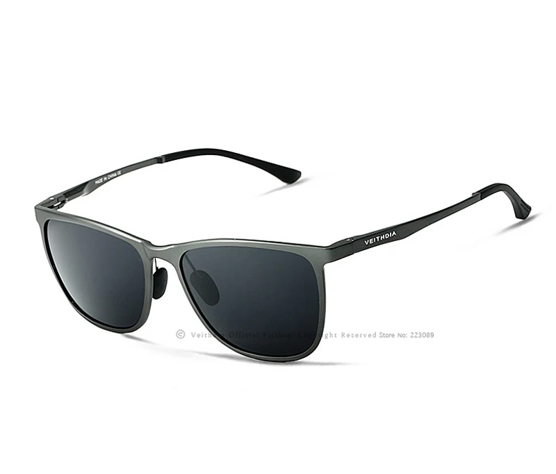 VEITHDIA Retro Aluminum Magnesium Brand Men's Sunglasses Polarized Lens Vintage Eyewear Accessories Sun Glasses For Men 6623 12
