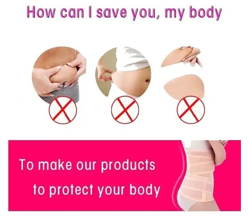 FeelinGirl Belly Girdle Waist Trainer Burn Fat Loss Weight Girdle For Women Body Shaper Postpartum faja reductora cinturilla -B 16