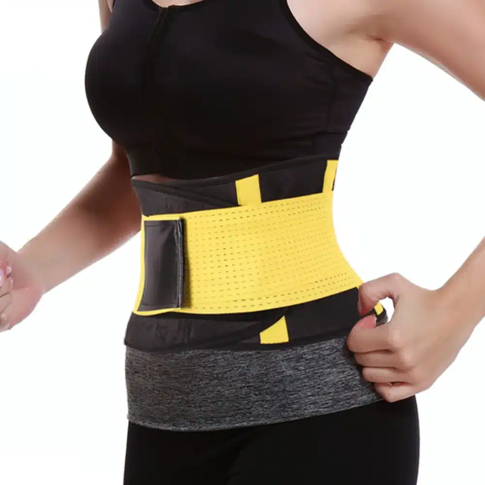 FeelinGirl Belly Girdle Waist Trainer Burn Fat Loss Weight Girdle For Women Body Shaper Postpartum faja reductora cinturilla -B 34