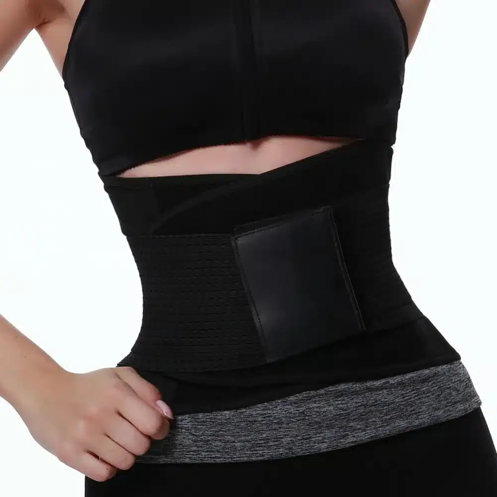 FeelinGirl Belly Girdle Waist Trainer Burn Fat Loss Weight Girdle For Women Body Shaper Postpartum faja reductora cinturilla -B 40