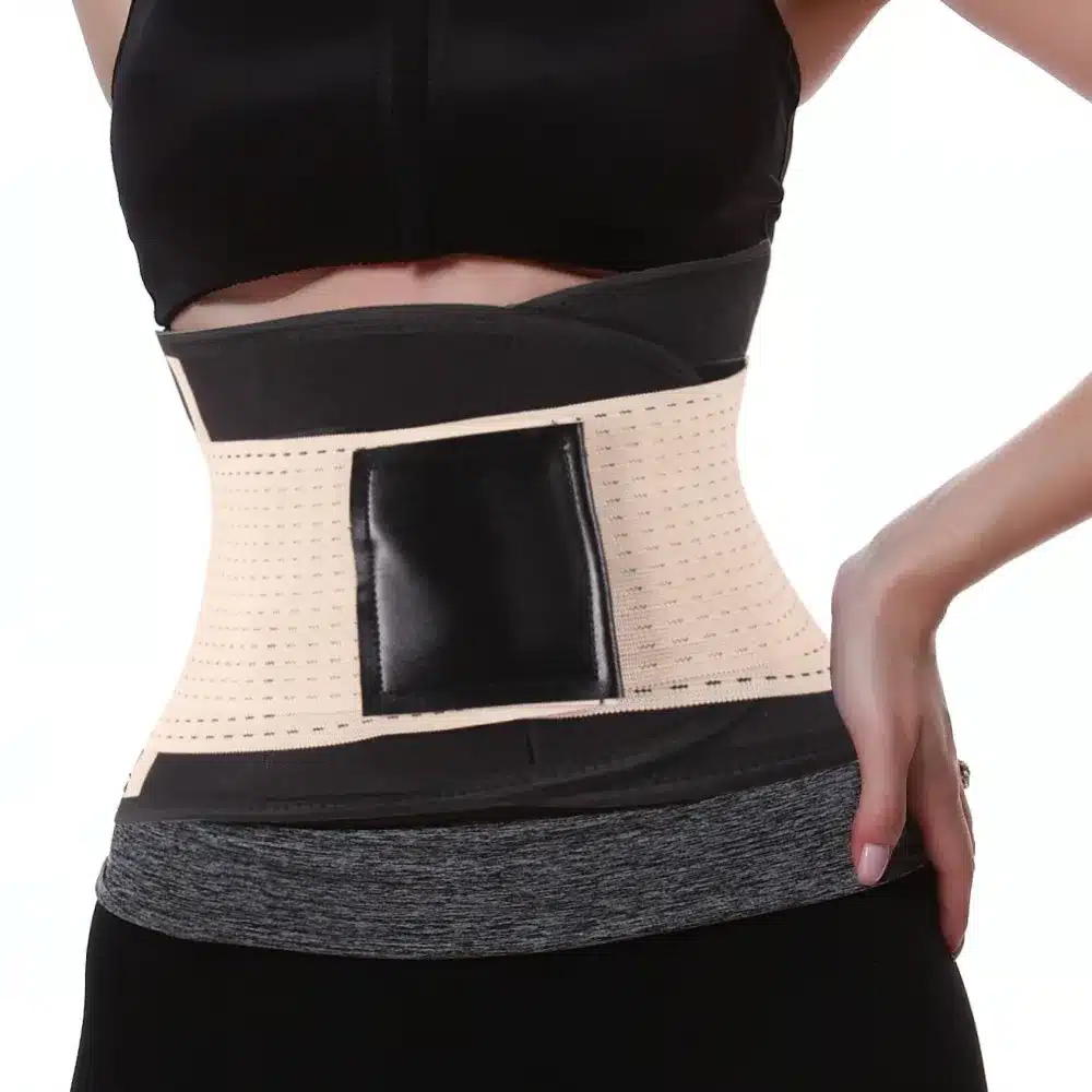 FeelinGirl Belly Girdle Waist Trainer Burn Fat Loss Weight Girdle For Women Body Shaper Postpartum faja reductora cinturilla -B 44