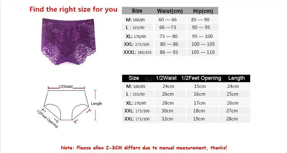 Women underwear panties briefs ondergoed dames slips panty sexy woman femme calcinha full transparent lace seamles plus size 1