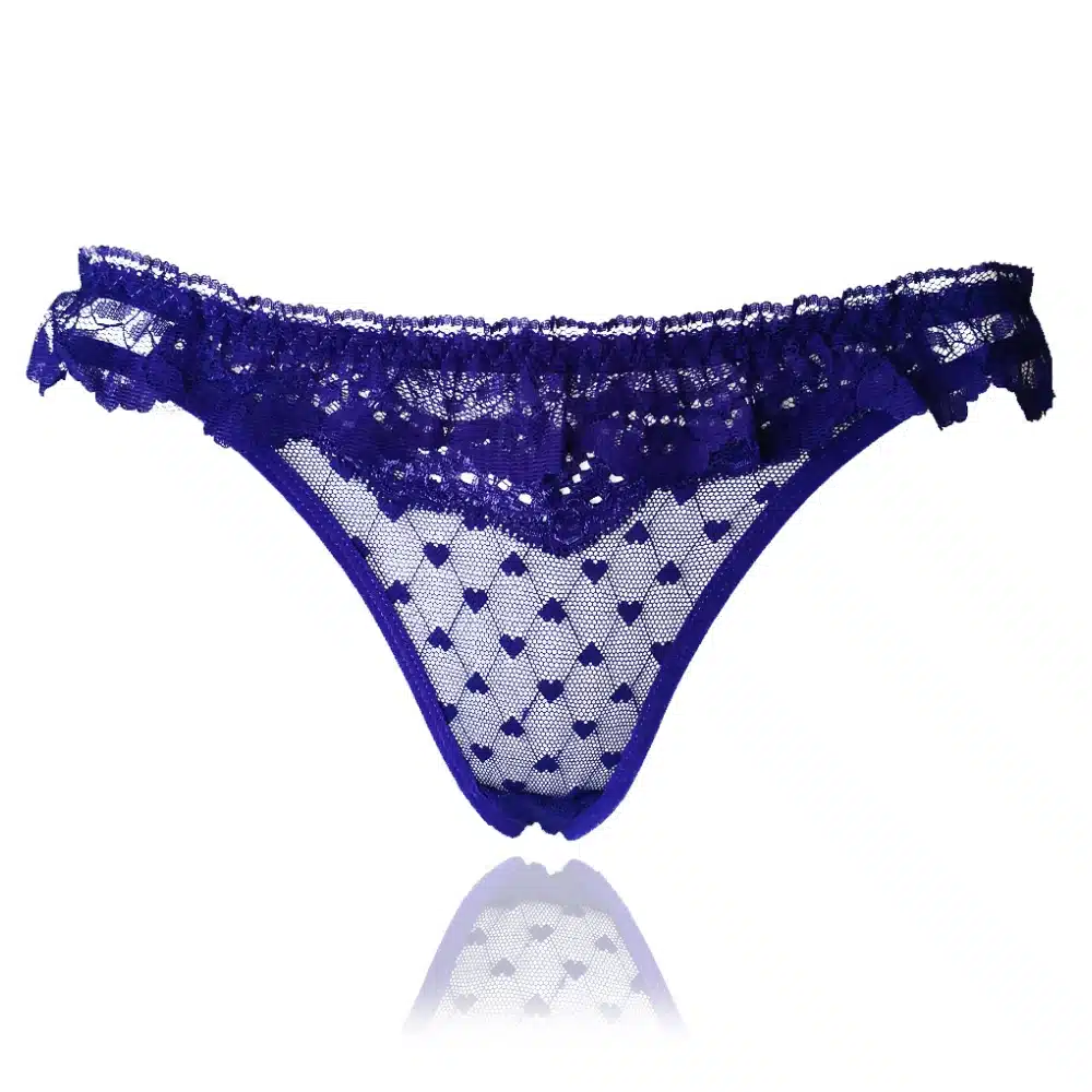L'bellagiovanna Underwear Women's G string Sexy String Lingerie Lace Thong Seamless Briefs Transparent Panties Knickers 8014 15