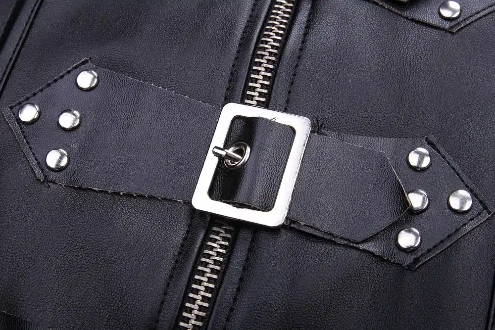 Sexy Black Leather fishbone Corsets Cropped Tops For fashion Women Plus Size Showgirl Costumes Punk Rock Gothic Lingerie 8