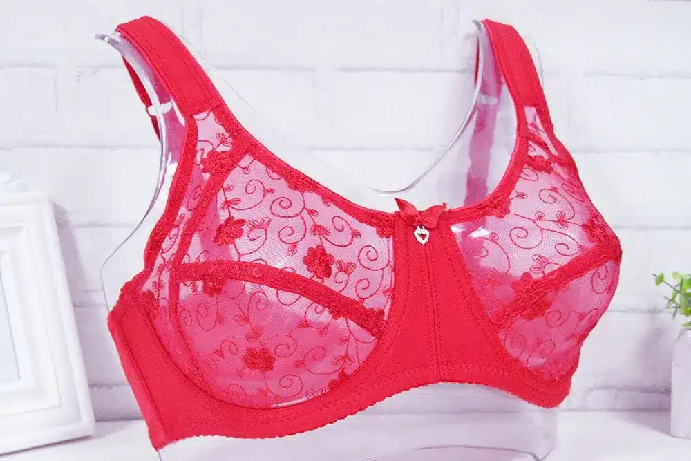 Ladies Secret Unpadded Bra For Women BH Big Cup Sexy Lingerie Transparent Brassiere Lace Bralette Plus Size A B C D DD E F 34-44 17