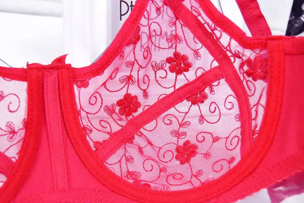 Ladies Secret Unpadded Bra For Women BH Big Cup Sexy Lingerie Transparent Brassiere Lace Bralette Plus Size A B C D DD E F 34-44 18