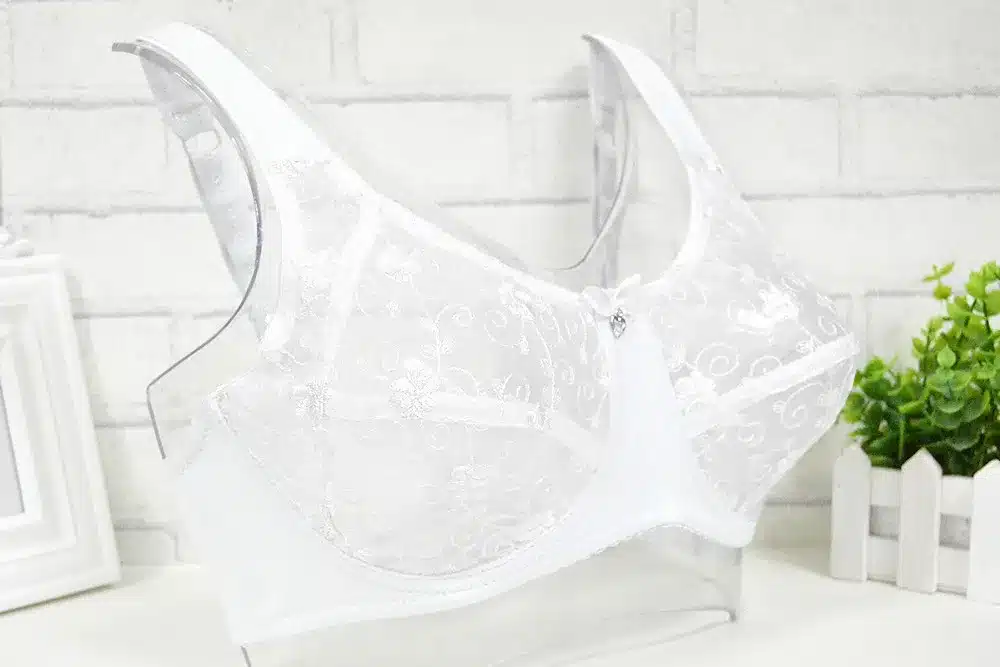 Ladies Secret Unpadded Bra For Women BH Big Cup Sexy Lingerie Transparent Brassiere Lace Bralette Plus Size A B C D DD E F 34-44 20
