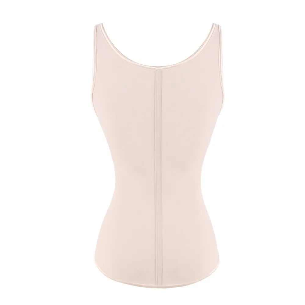 Beige Latex Hot Body Shaper Slimming Underwear Belt Plus Size Waist Corsets Latex Waist Trainer Corset Underbust 5