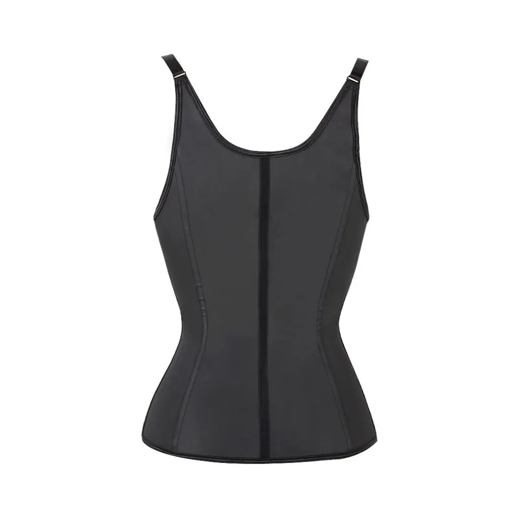 FeelinGirl 2017 100% Latex Waist Cincher Latex Waist Corsets 6 Steel Bone Corset Cinta Modeladora Waist Trainer C 5