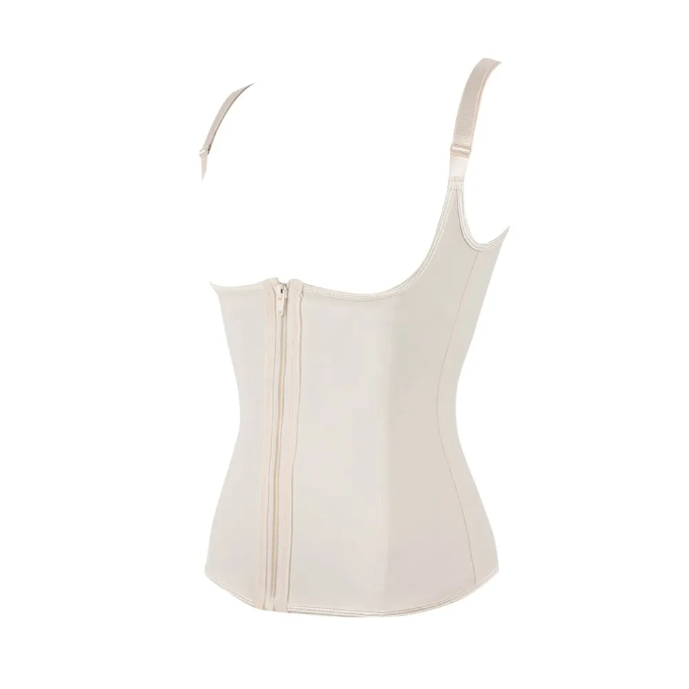 FeelinGirl 2017 100% Latex Waist Cincher Latex Waist Corsets 6 Steel Bone Corset Cinta Modeladora Waist Trainer C 7