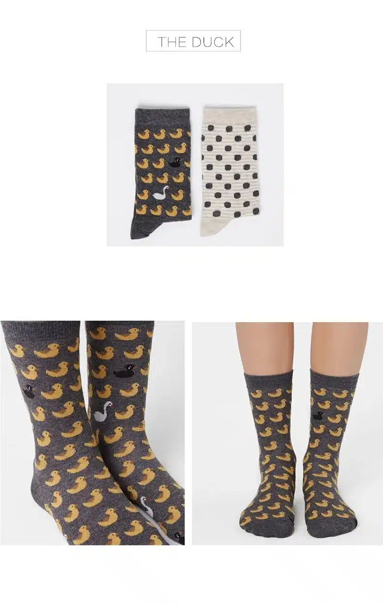 Foot 22-25cm Bunny Socks Rabbit Owl Polka Dot Animals Zoo Yellow Duck Spotty Dog Cookie Purl OVO Fluff Fluffy Panda Bear Cat Paw 15