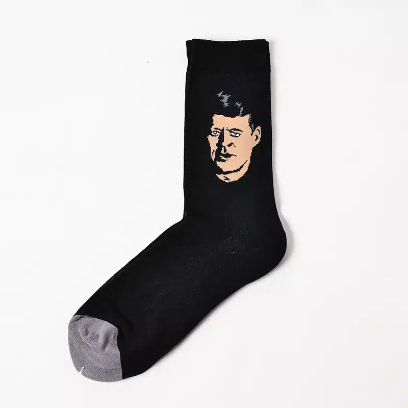 Socks Funny Retro Art Painting Character Pattern for Women Men ox Calcetines Van Gogh Socks paragraph abstract art oil painting 22