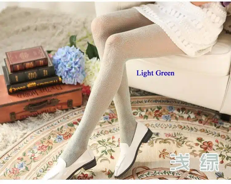 Hot! Women Sexy Stockings Summer Autumn Hollow Tights Japanese Lace Pantyhose Fishnet Stockings High Elastic Vintage Pantyhose 53