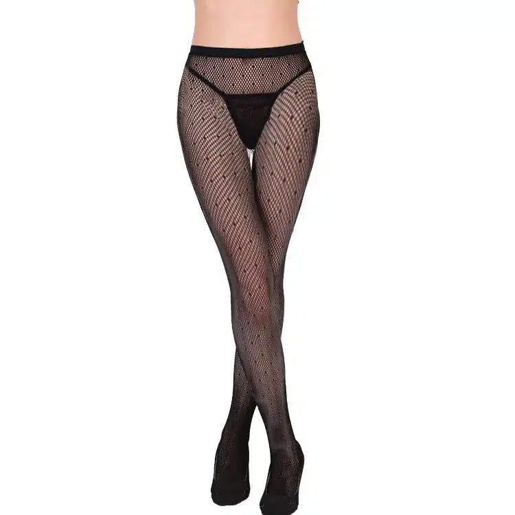 HSS Soft Mesh Women's Tights Sexy Lady Stockings Tattoos Jacquard Elastic Lace Top Garter Belt Thigh Black Pantyhose 18