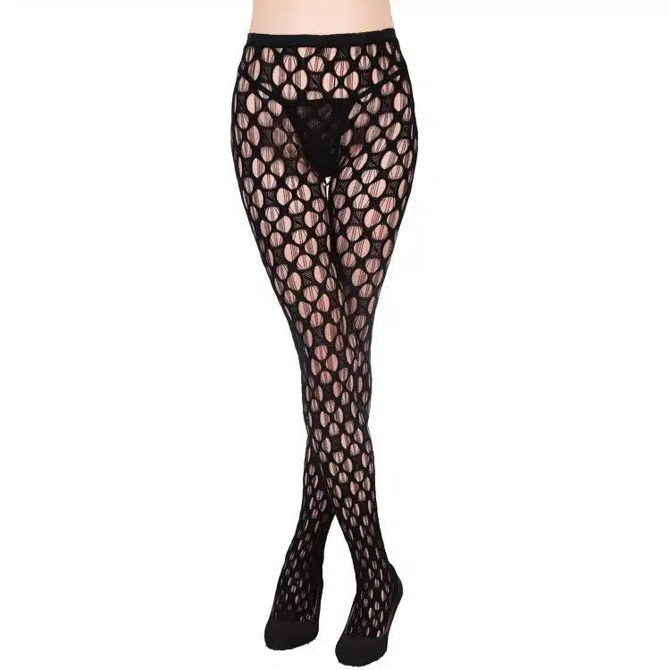 HSS Soft Mesh Women's Tights Sexy Lady Stockings Tattoos Jacquard Elastic Lace Top Garter Belt Thigh Black Pantyhose 25