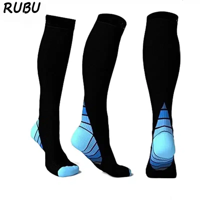 Unisex Women Men Compression Socks Anti-fatigue Long Leg Socks Soft Breathable Elastic Strong Nylon Stretch Socks 8AD3 12