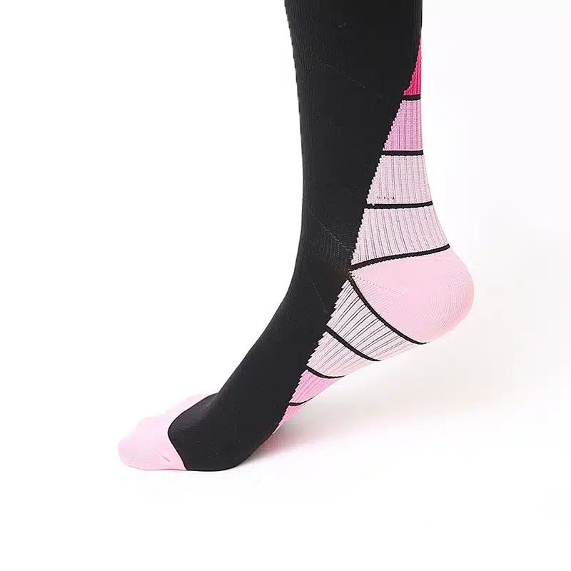 Unisex Women Men Compression Socks Anti-fatigue Long Leg Socks Soft Breathable Elastic Strong Nylon Stretch Socks 8AD3 28