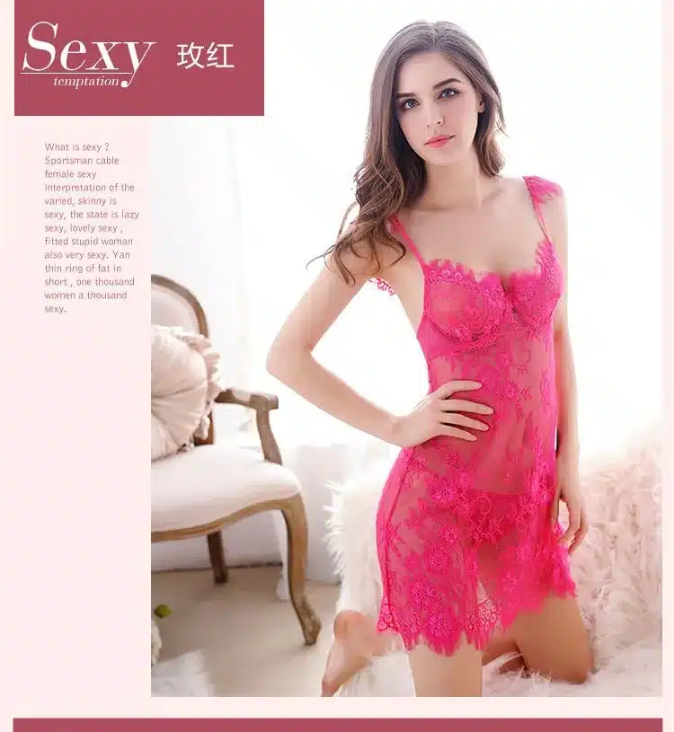 Lace nightgowns women nightwear sleepwear dress nighties for women sleeping dress women night dress sleepwear sexy nightgown 14