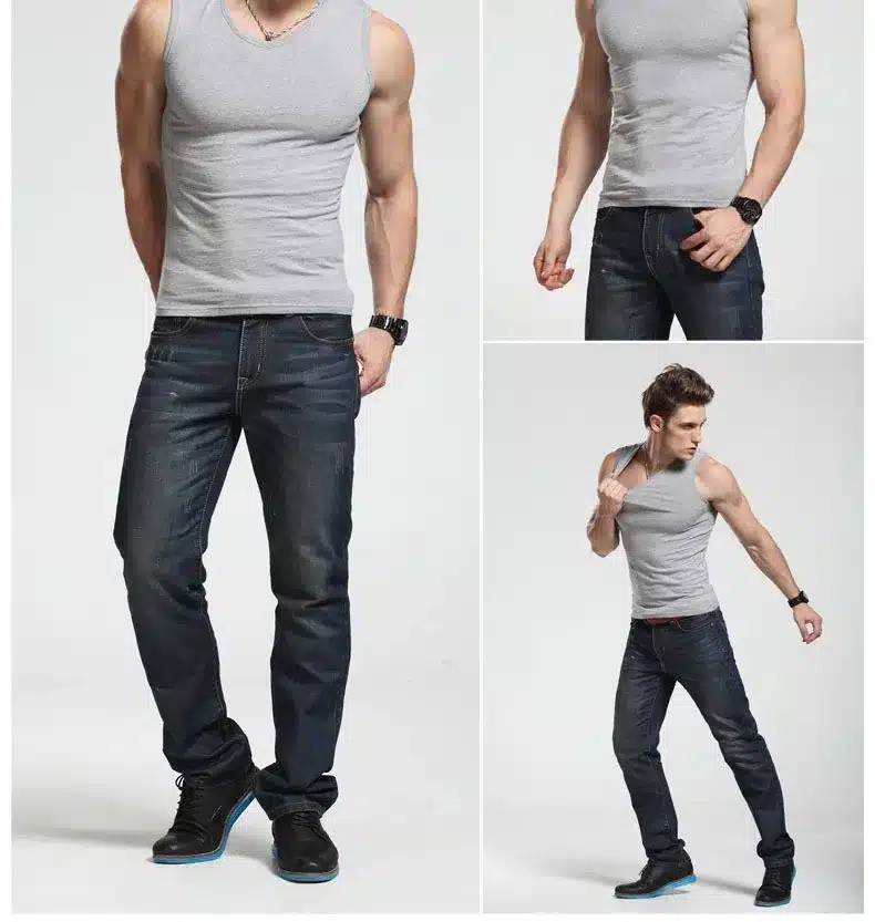 2018 Cotton Big Size Summer men clothing Tank Tops Black White Gray Singlets Sleeveless fitness men vest Bodybuilding t shirt 25