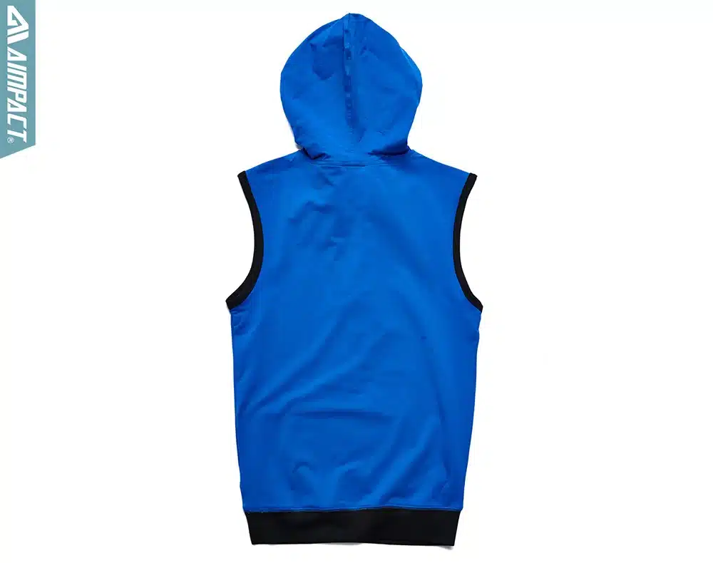 Aimpact Men's Fit Sleeveless Tapered Zip Hoodie Bodybuilding Tank Tops Crossfit Workout Sleeveless Jackets Terry Top Male AM1012 23