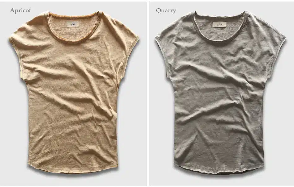 Men T-Shirt Fashion Crew Neck Sleeveless Plain TShirts Men Swag Hip Hop Basic Male Top Tees Shirts 31