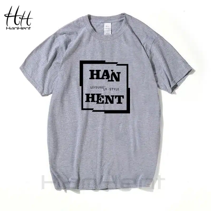HanHent Funny T shirts Men Summer Fashion Climb To The Moon Printed Tshirt Casual Short Sleeve O-neck T-shirt Cotton Tops Tees 17