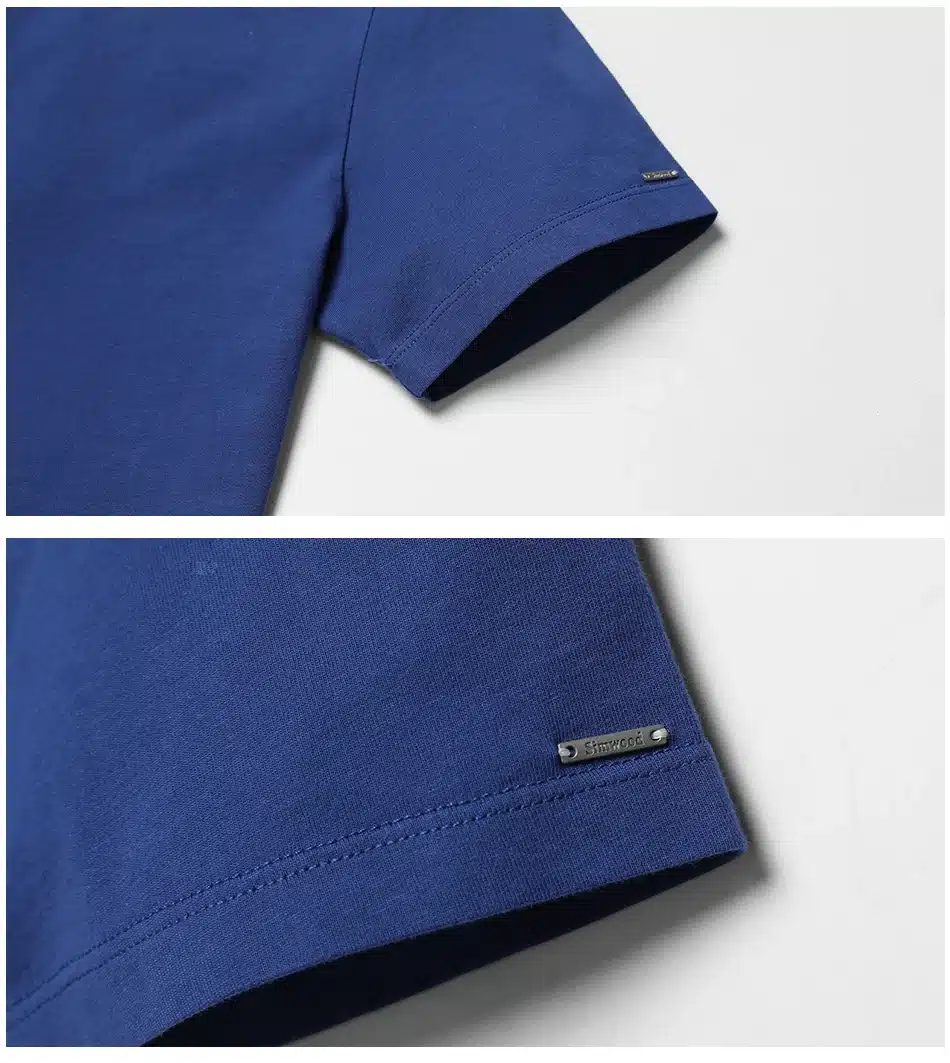 SIMWOOD 2018 New T Shirt Men Slim Fit Solid Color fitness Casual Tops 100% Cotton Comfortable High Quality Plus Size TD017101 28