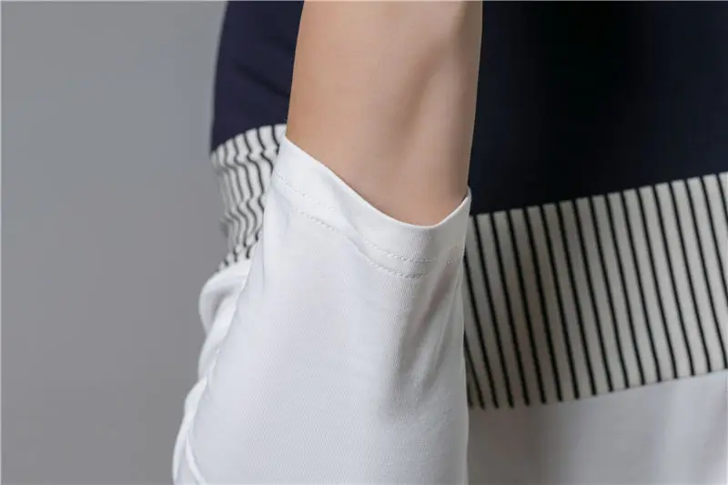 COODRONY T-Shirt Men 2017 Spring Summer New Long Sleeve O-Neck T Shirt Men Brand Clothing Fashion Patchwork Cotton Tee Tops 7622 16