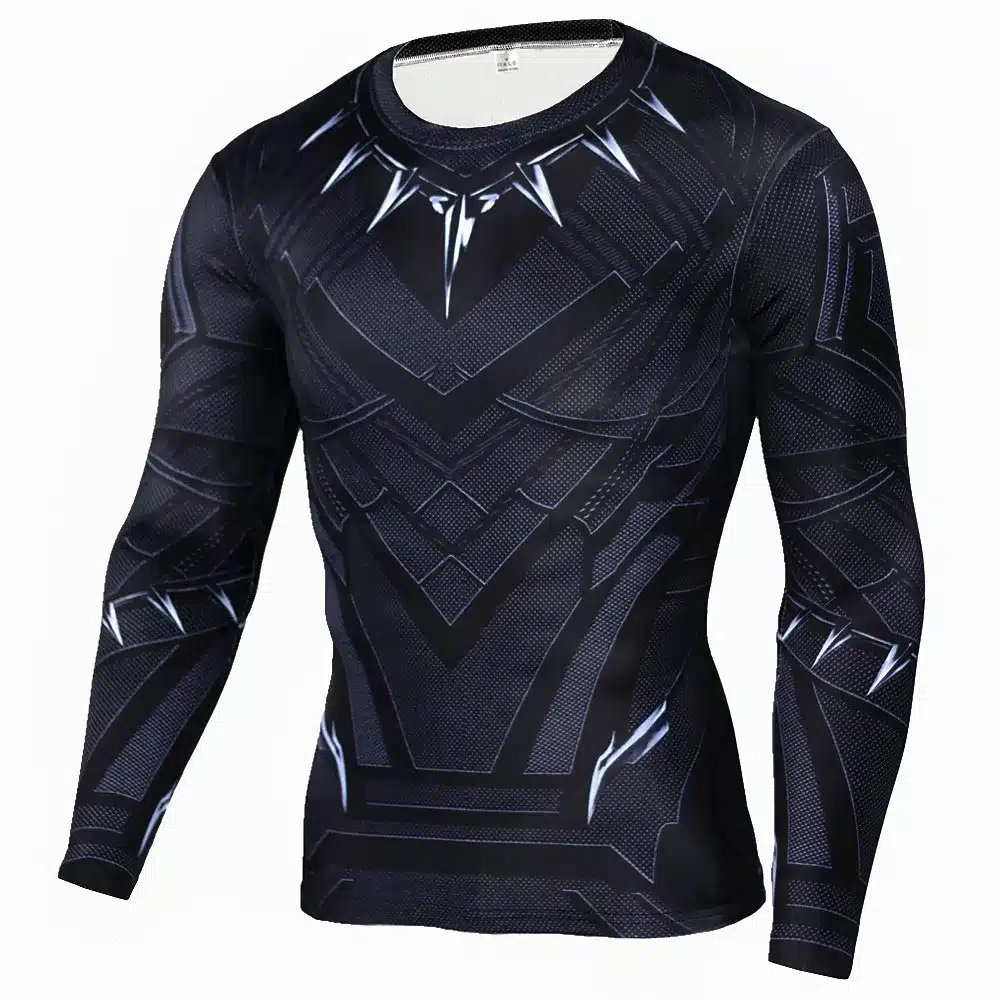Mens Anime The Flash Barry Allen 3D Printed T Shirts Compression Shirt Fitness Men Crossfit Black Panther T Shirt Brand Clothing 13