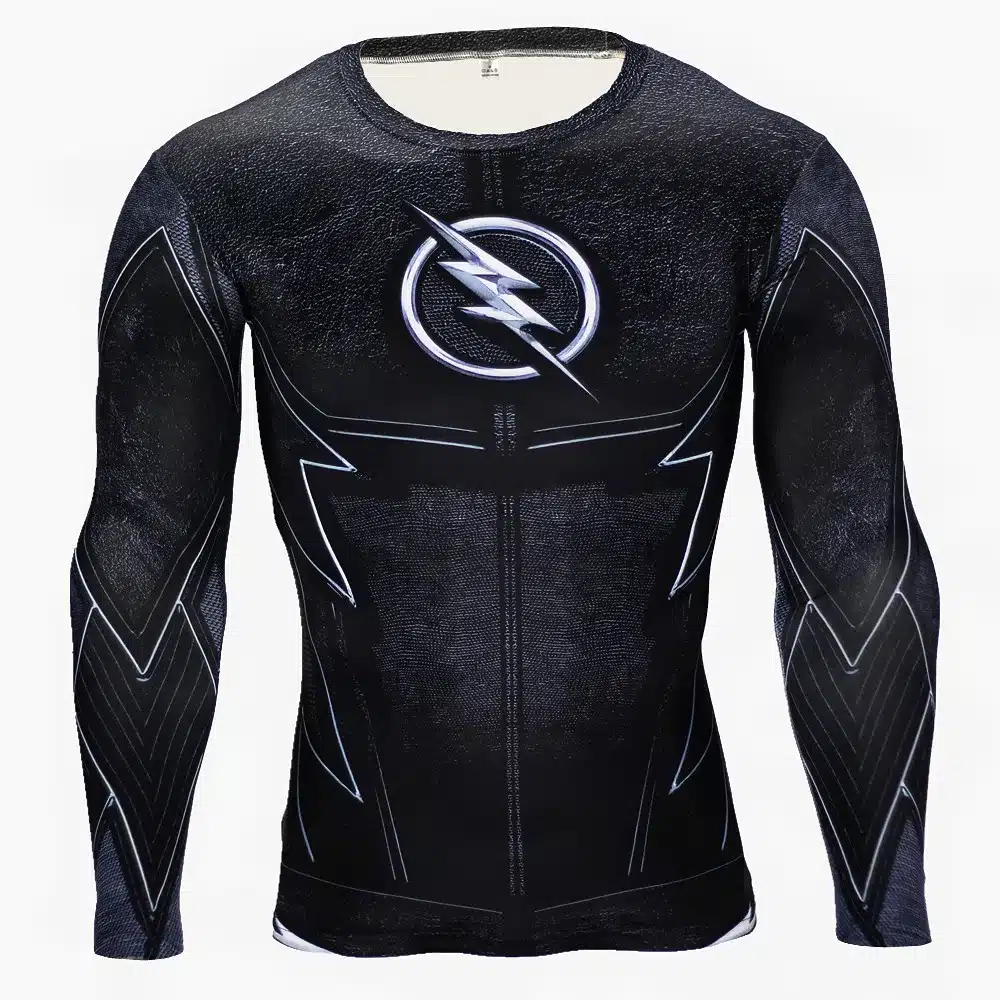 Mens Anime The Flash Barry Allen 3D Printed T Shirts Compression Shirt Fitness Men Crossfit Black Panther T Shirt Brand Clothing 20
