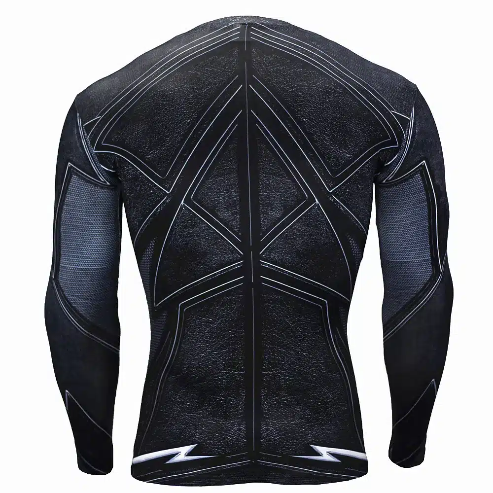 Mens Anime The Flash Barry Allen 3D Printed T Shirts Compression Shirt Fitness Men Crossfit Black Panther T Shirt Brand Clothing 21