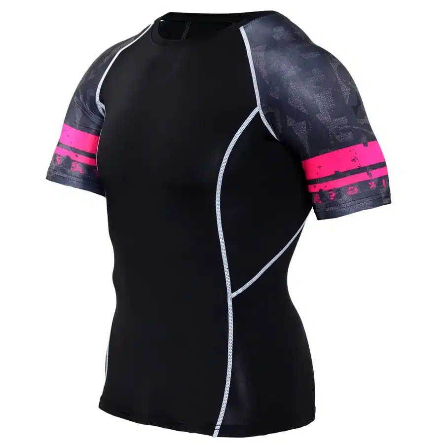 New Compression Shirt Splicing Sleeve Fitness Men Wolf Skull Anime 3D T Shirt MMA Short Sleeve Crossfit Bodybuilding Tee Shirt 16