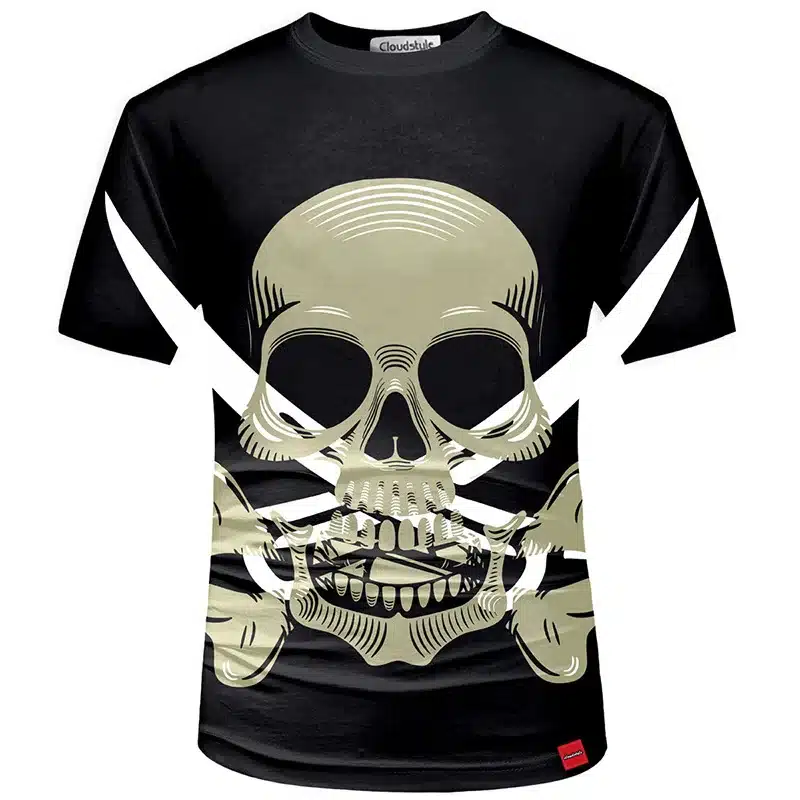Cloudstyle New Hot Men Summer 3D t shirt Street Fashion models love fashion skull soul chariot Rock T-shirt Men Clothes 16
