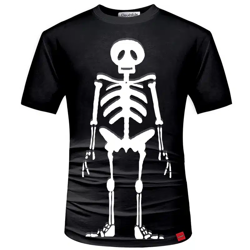 Cloudstyle New Hot Men Summer 3D t shirt Street Fashion models love fashion skull soul chariot Rock T-shirt Men Clothes 18